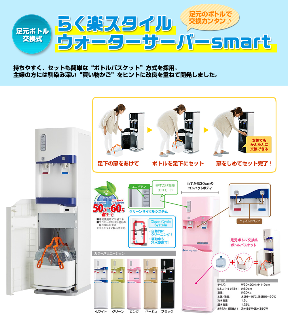 らく楽スタイルウォーターサーバーsmart